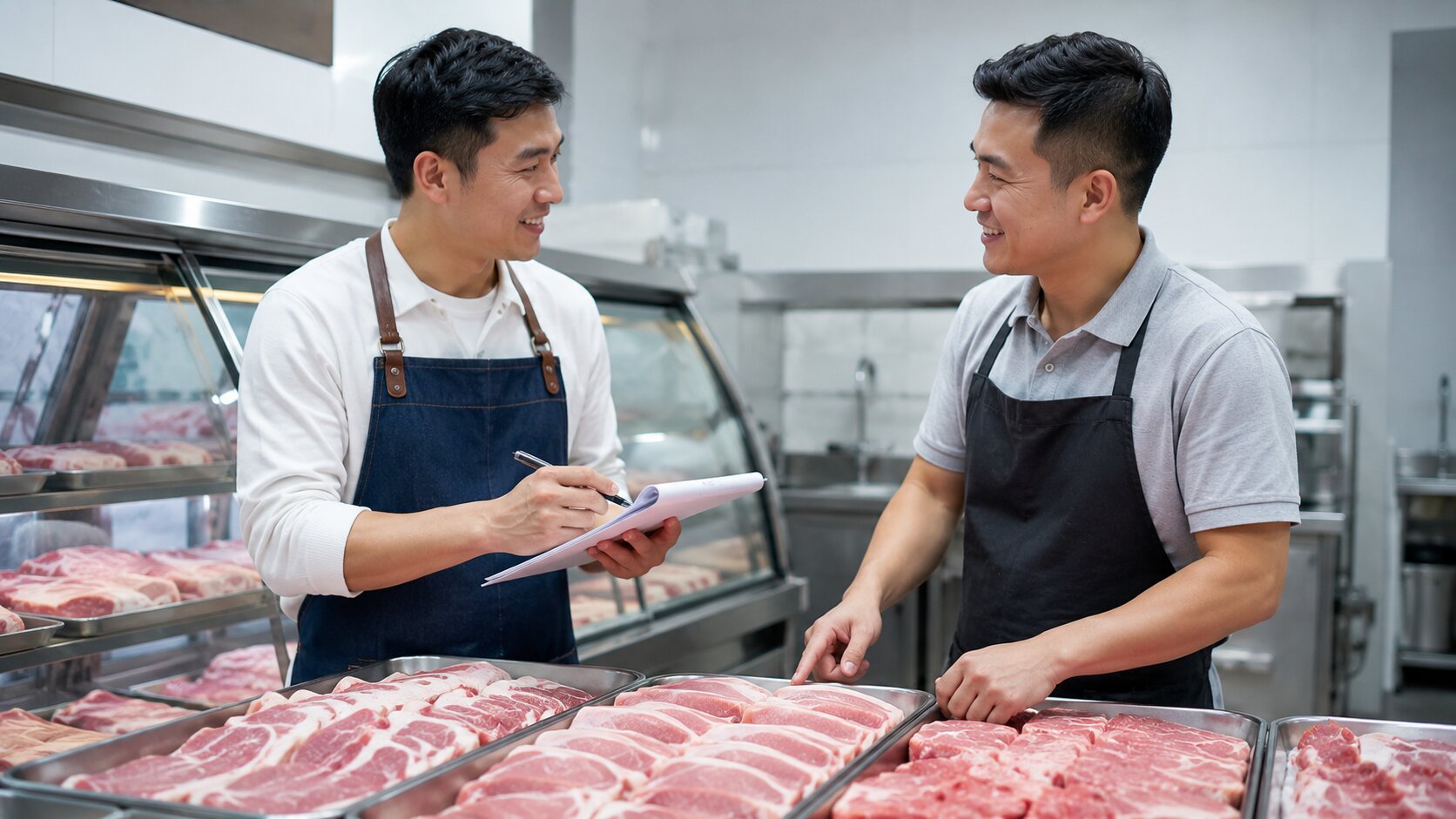 Ilustrasi perbedaan san cam dan pork belly untuk pembeli daging babi