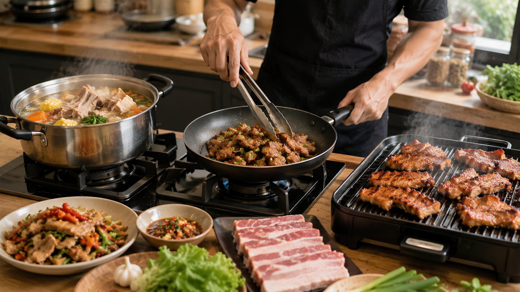 gambar bagian tengah artikel tentang daging babi enak dimasak apa
